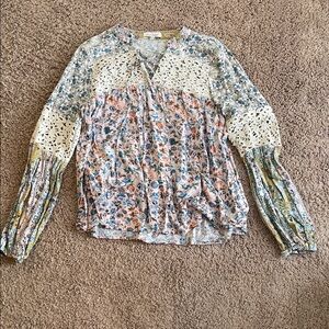 Red Camel Multicolor Floral Blouse